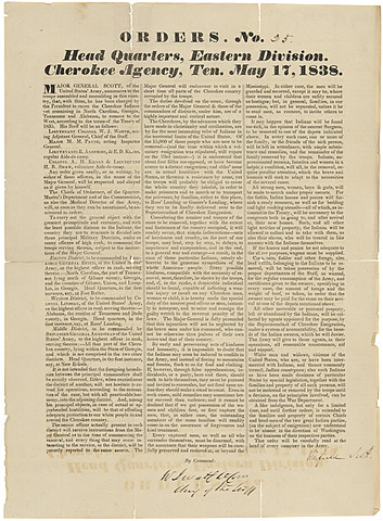 The Indian Removal Act is passed