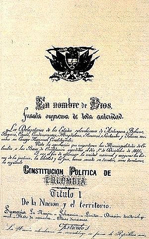 Constitución de 1886