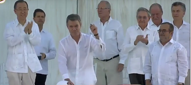 Se firma el acuerdo de paz