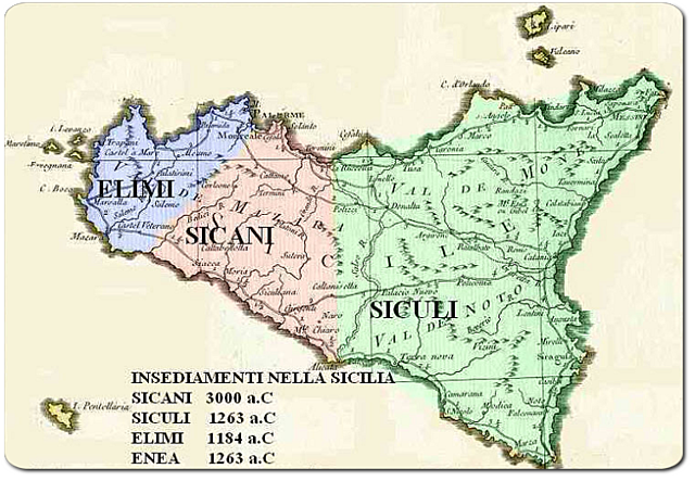 ARRIVO IN SICILIA DEI SICULI.