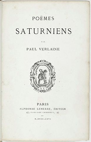 PAUL VERLAINE- POEMAS SATURNIANOS