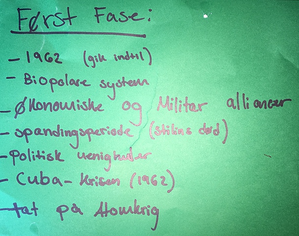 Første fase 45-62