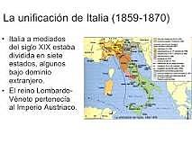 Unificación de Italia y Alemania