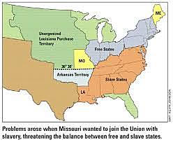 Missouri applied statehood.