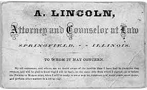 Lincoln advances in Law and Politics