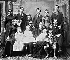 The Clark family relocated