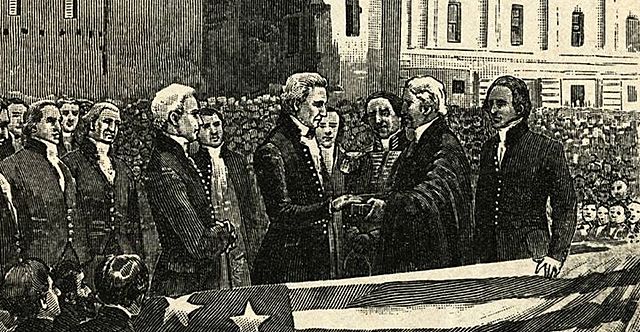 James Monroe got inaugurated.