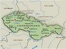 Invading Czechoslovakia