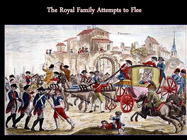 royal family attempts to flee