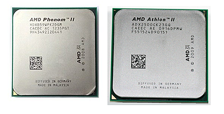 Los AMD Phenom II y Athlon II