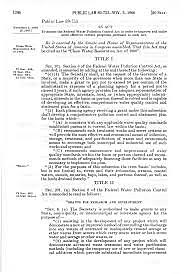 Clean Water Restoration Act