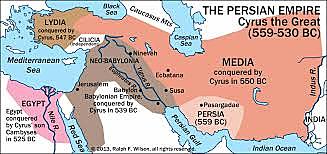 The Persian Empire conquered and ruled Egypt