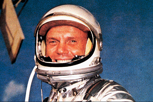 John Glenn first American to orbit the Earth