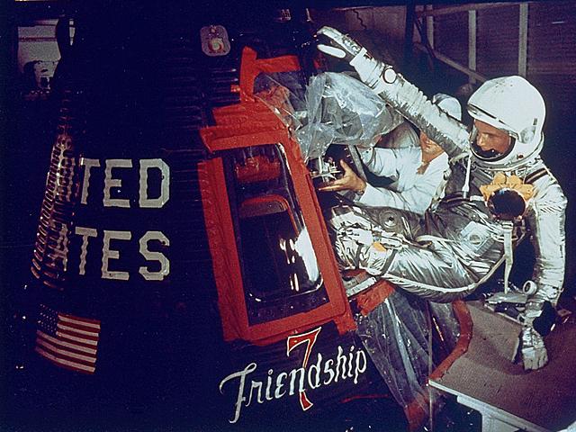 John Glenn 1st U.S. Man To Orbit Earth