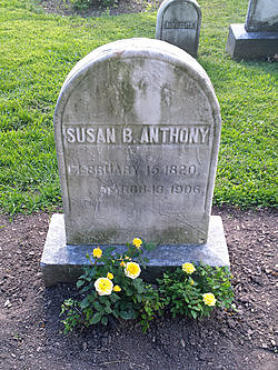 Susan B. Anthony passed away