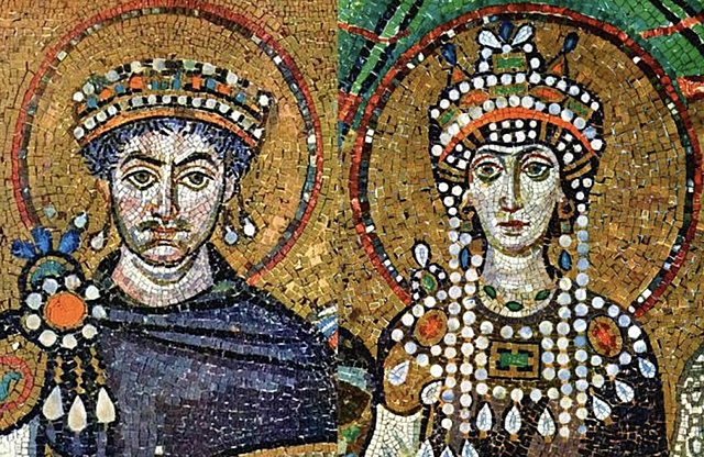 Justinian married Theodora