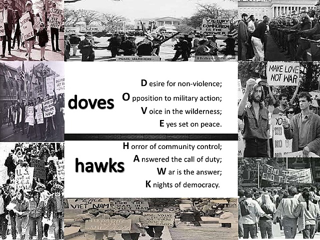 Congress divides into Hawks and Doves