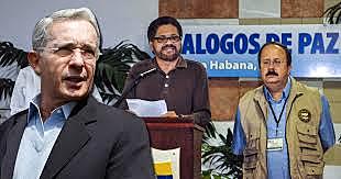 ALVARO URIBE INICIA DIALOGO CON EL ELN EN CUBA