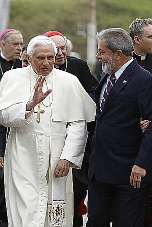 A vinda do papa Bento XVI ao país
