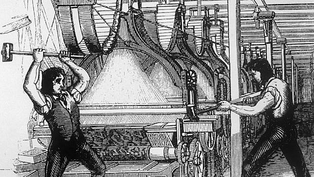 steamed powered machinery was invented, industrial revolution began