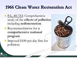 the Clean Water Restoration Act