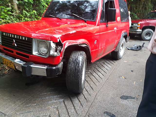Día que estrellaron el carro