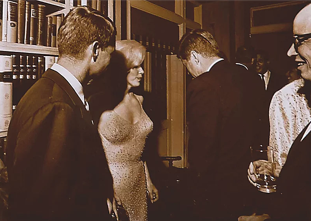 John F. Kennedy and Marilyn Monroe
