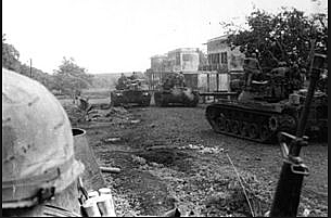 Vietnam war crosses to Cambodia