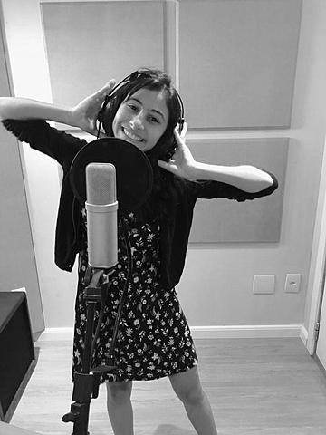 Gravei meu primeiro jingle