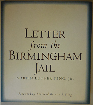 “letter from Birmingham jail” MLK