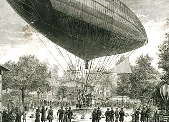 Dirigible-Solomon Andrews (1863)