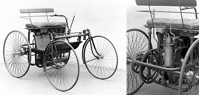 coche con ruedas de acero