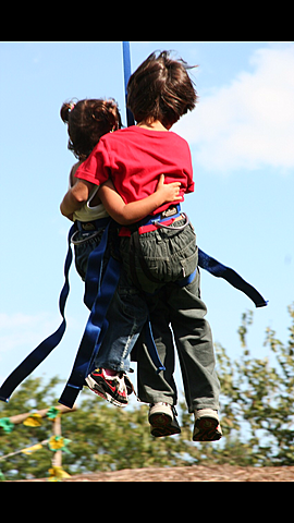 Fui em uma tirolesa pela primeira vez