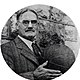 James naismith with a basketball