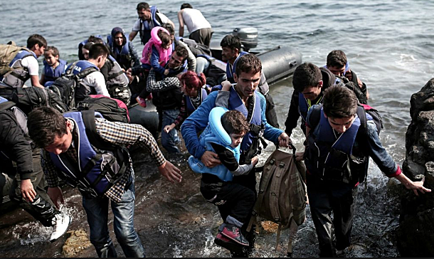 Thousands of refugees are arriving in Greece every day