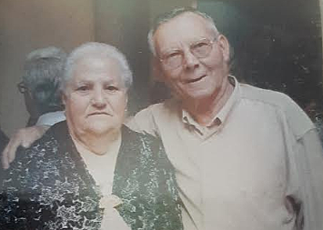 Va formar matrimoni amb el meu àvi Vicente.