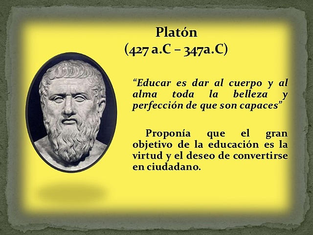 PLATÓN- EDUCACIÓN EN VIRTUDES