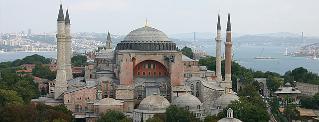 Hagia sophia is Built