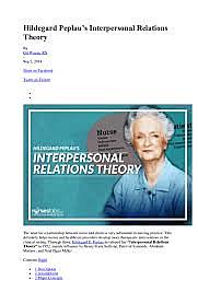 Relaciones interpersonales en Enfermería.