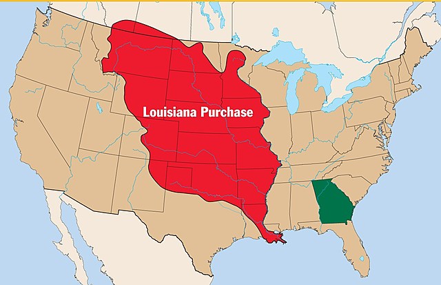 The Louisiana Purchase was bought.