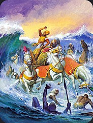 Destrucción del ejército egipcio