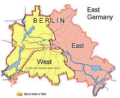 Construction of the Berlin Wall