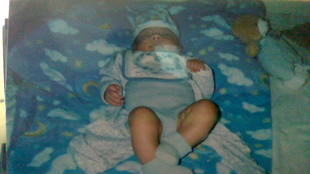 my youngest sister was born