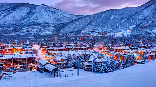 Go skiing in Aspen