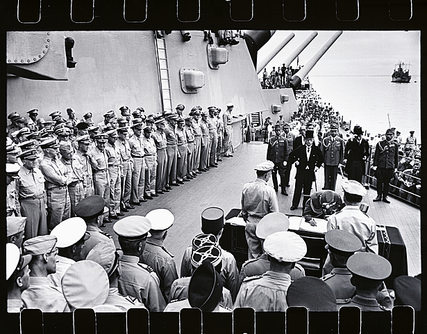 Formal Japanese Surrender on USS Missouri
