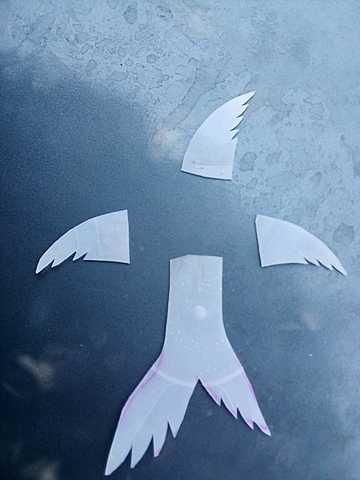 Hacer las partes del pez