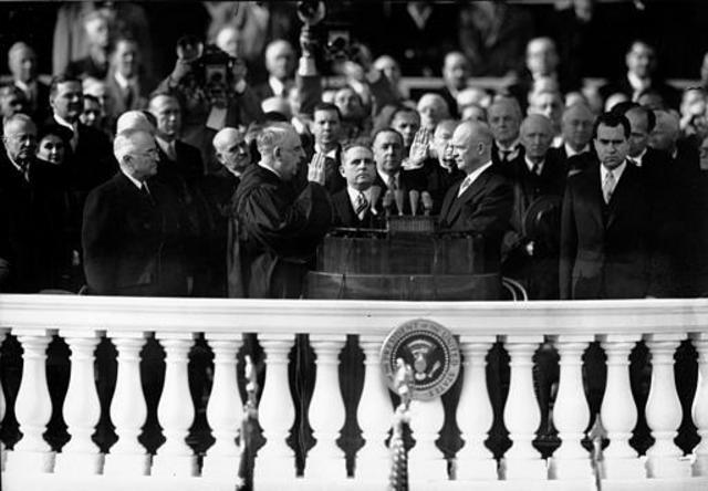 Dwight Eisenhower Inaugurated