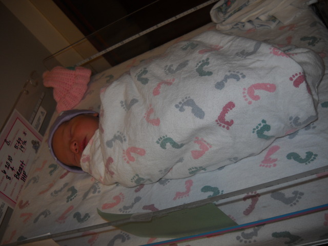 Cousin Aleria was born