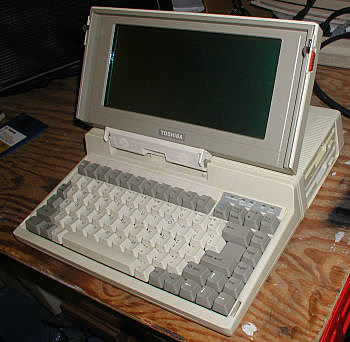 Toshiba released it's first laptop
