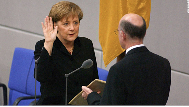Angela Merkel wird deutsche Kanzlerin